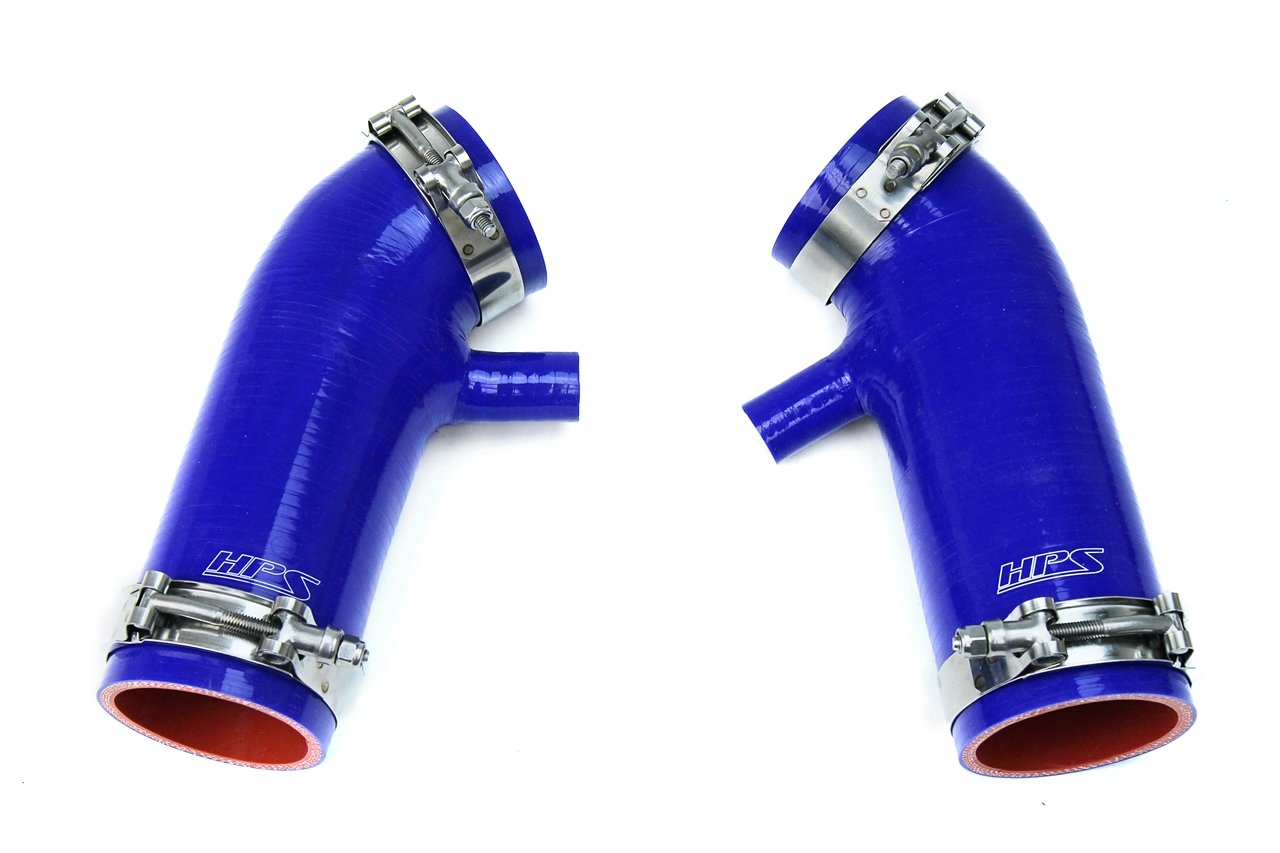 HPS Blue Reinforced Silicone Post MAF Air Intake Hose Kit Nissan 07-08 350Z 3.5L VQ35HR