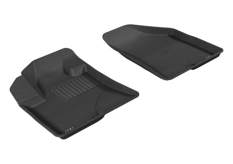 3D MAXpider 2007-2012 Hyundai Veracruz Kagu 1st Row Floormat - Gray L1HY00811501 Main Image