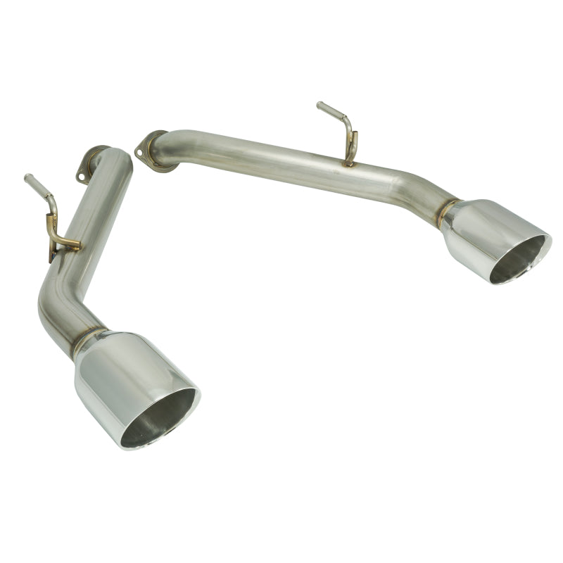 Remark 2014+ Infiniti Q50 Axle Back Exhaust w/Stainless Steel Double Wall Tip RO-TSQ5-D
