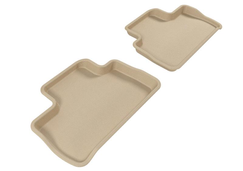 3D MAXpider 2007-2014 Land Rover Lr2 Kagu 2nd Row Floormats - Tan L1LR00121502 Main Image