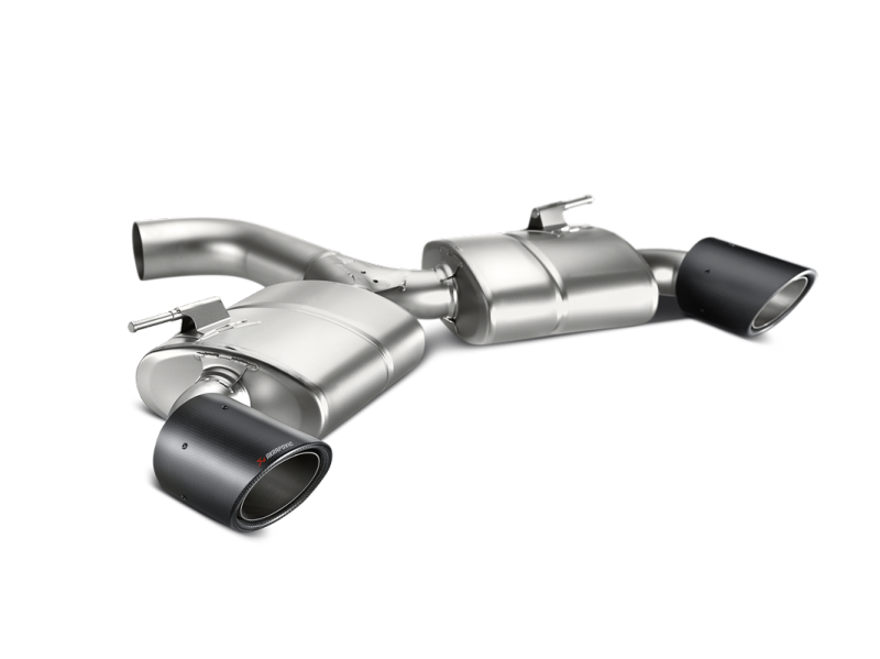 Akrapovic 13-17 Volkswagen Golf GTI (VII) Slip-On Race Line (Titanium) w/ Carbon Tips MTP-VW/T/2 Main Image