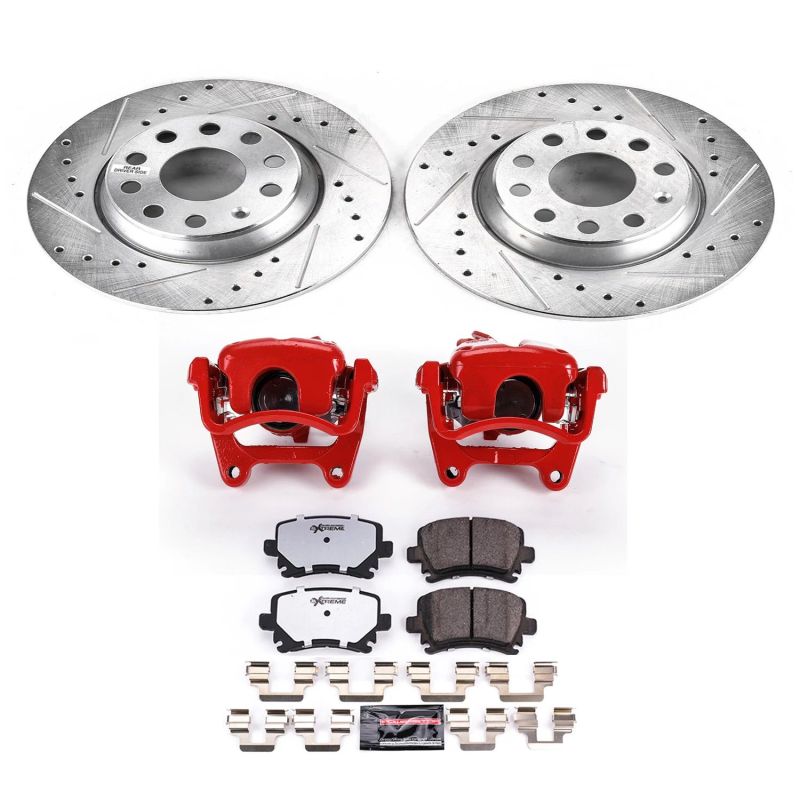 PowerStop PSB Z26 Street Kit w/Cals Brakes, Rotors & Pads Brake Kits - Performance D&S main image