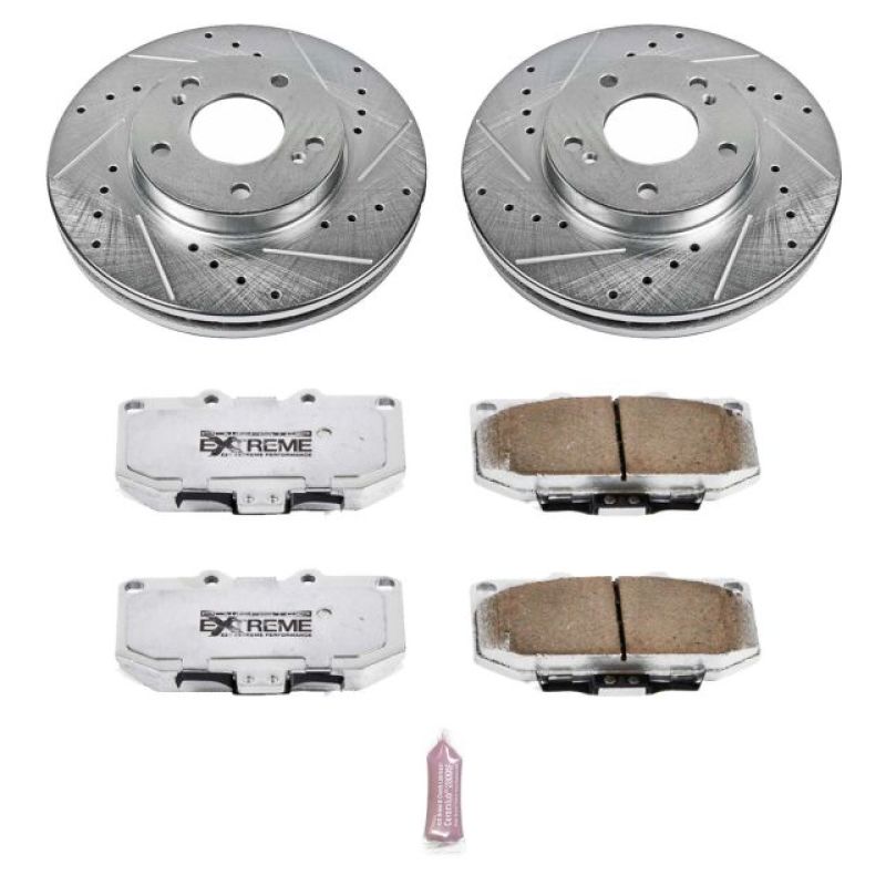 PowerStop PSB Z26 Street Warrior Kit Brakes, Rotors & Pads Brake Kits - Performance D&S main image