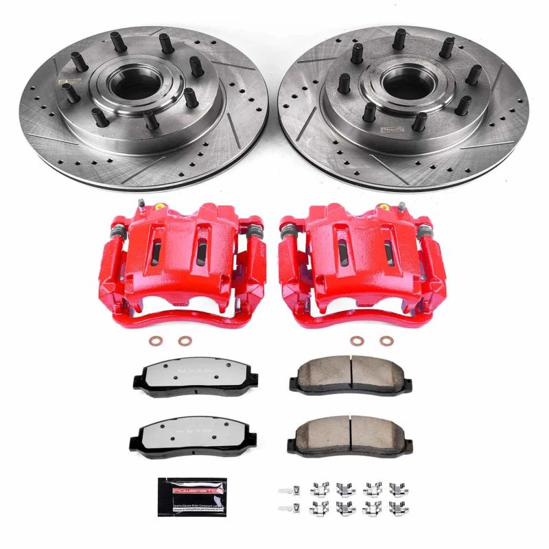 PowerStop PSB Z36 Truck & Tow Kit w/Cals Brakes, Rotors & Pads Brake Kits - Performance D&S main image