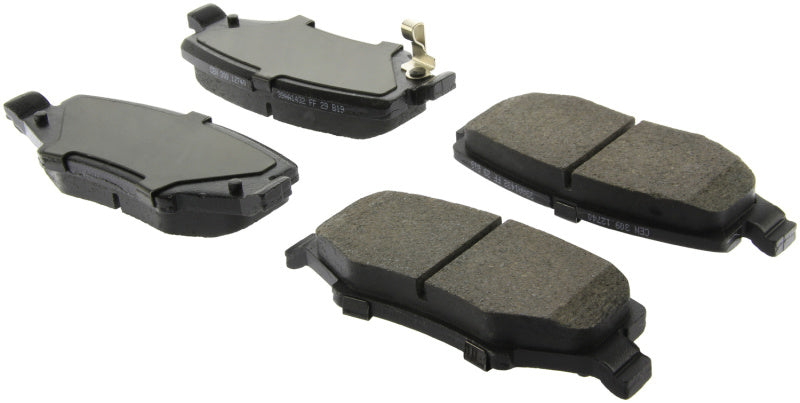 StopTech 07-18 Jeep Wrangler Sport Brake Pads w/Shims and Hardware - Rear 309.12740