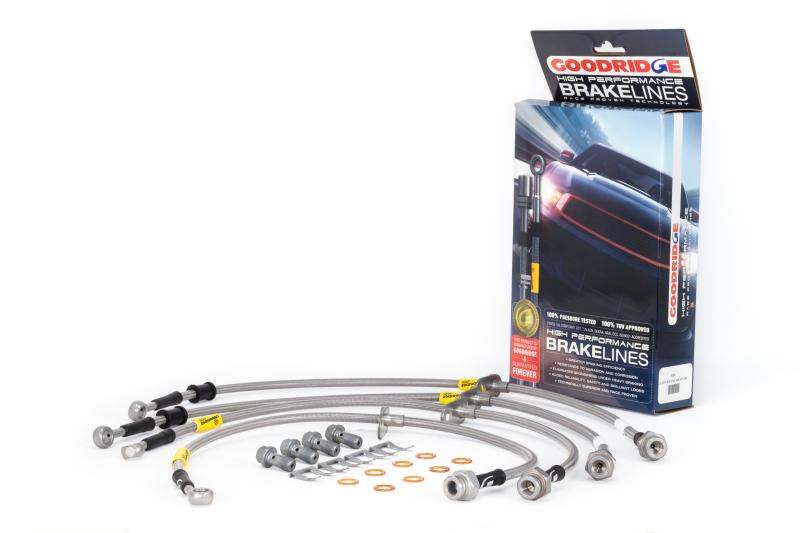 Goodridge 17-18 Honda Civic Hatchback SS Brake Lines 20041 Main Image