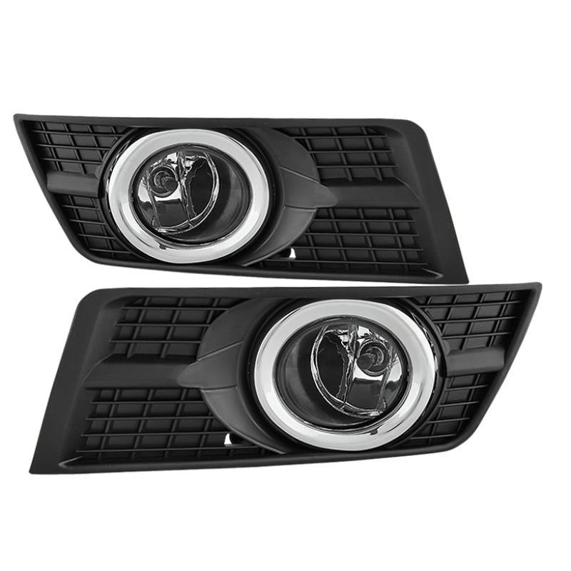 Spyder Cadillac SRX 2010-2015 OEM Style Fog Lights W/Universal Switch Clear FL-CASRX10-C 5080479 Main Image