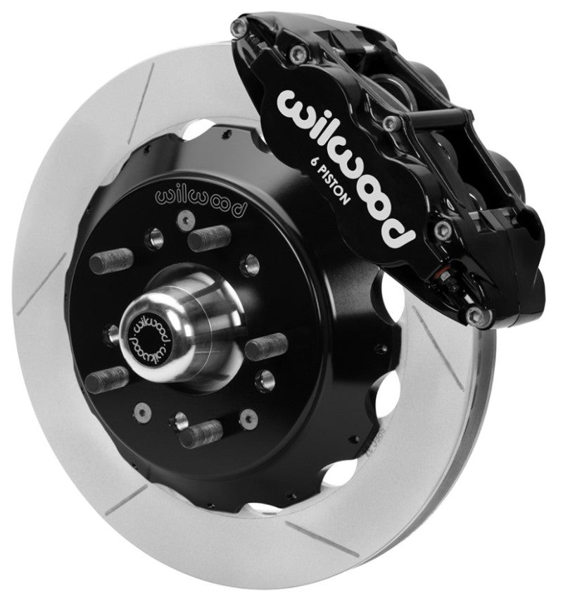 Wilwood 70-81 FBody/75-79 A&XBody FNSL6R Frt Brk Kit 12.88in Rtr Blk Caliper Use w/ Pro Drop Spindle 140-15982