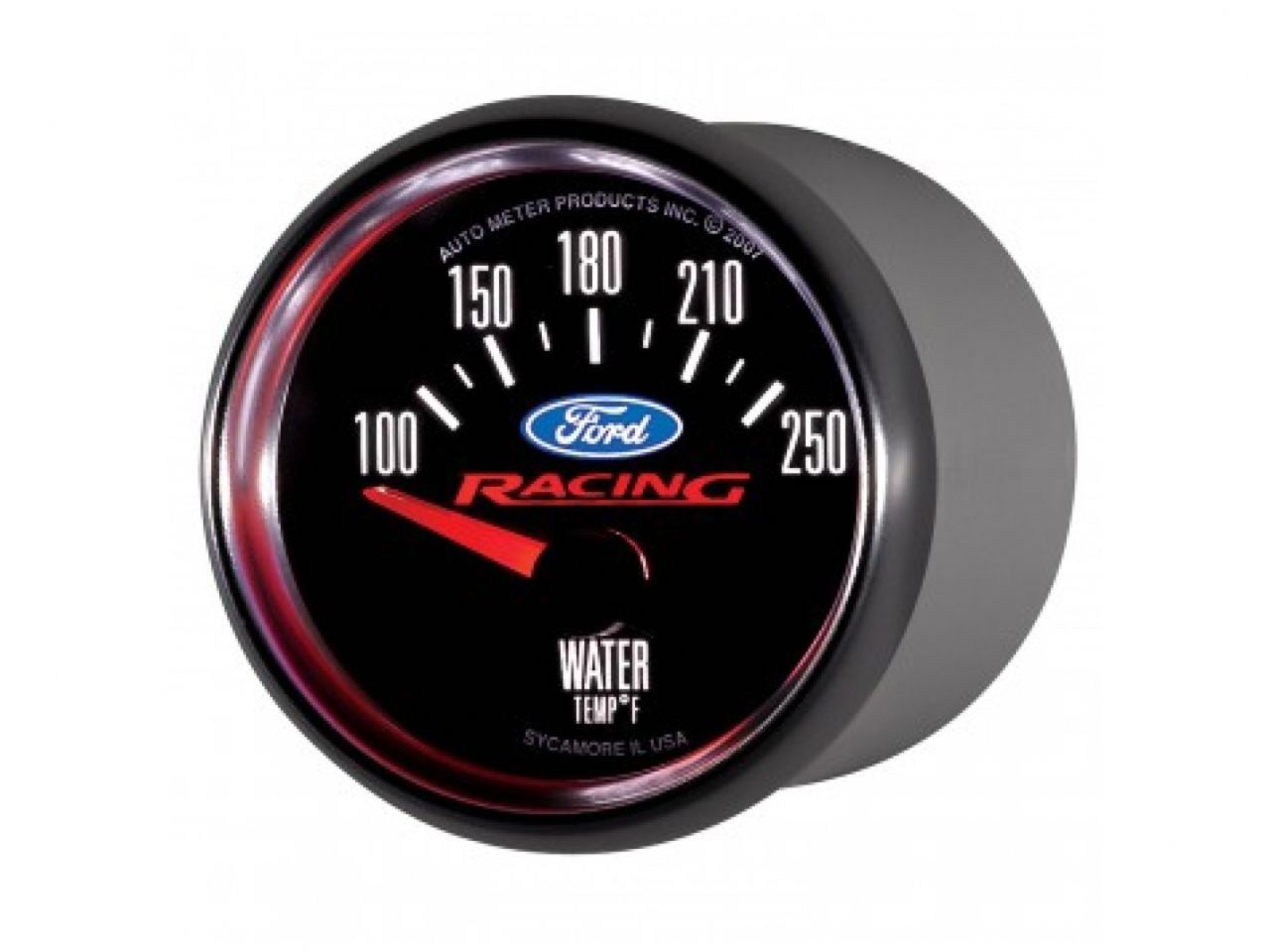 Autometer Gauge, Water Temp, 2 1/16", 100-250 Deg F, Electric, Ford Racing