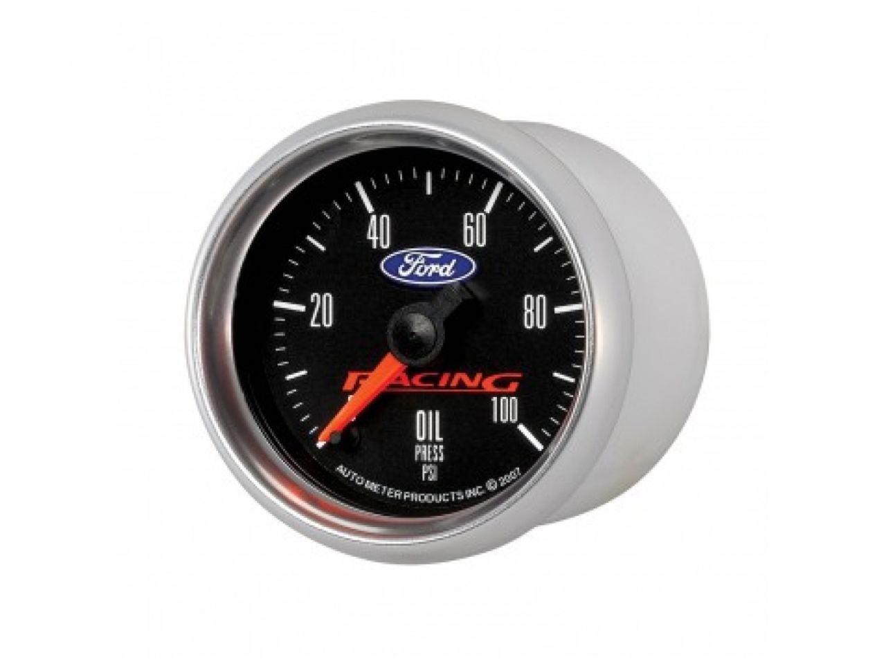 Autometer Gauge, Oil Press, 2 1/16", 100Psi, Digital Stepper Motor, Ford Racing