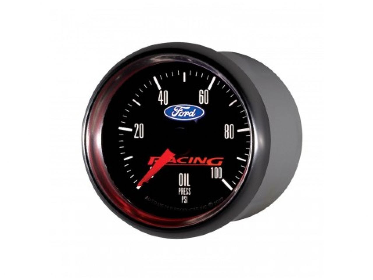 Autometer Gauge, Oil Press, 2 1/16", 100Psi, Digital Stepper Motor, Ford Racing