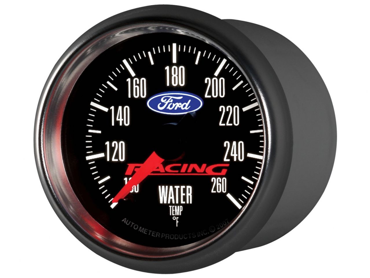 Autometer 2-1/16" Water Temperature, 100-260 °F, Stepper Motor, Ford Racing