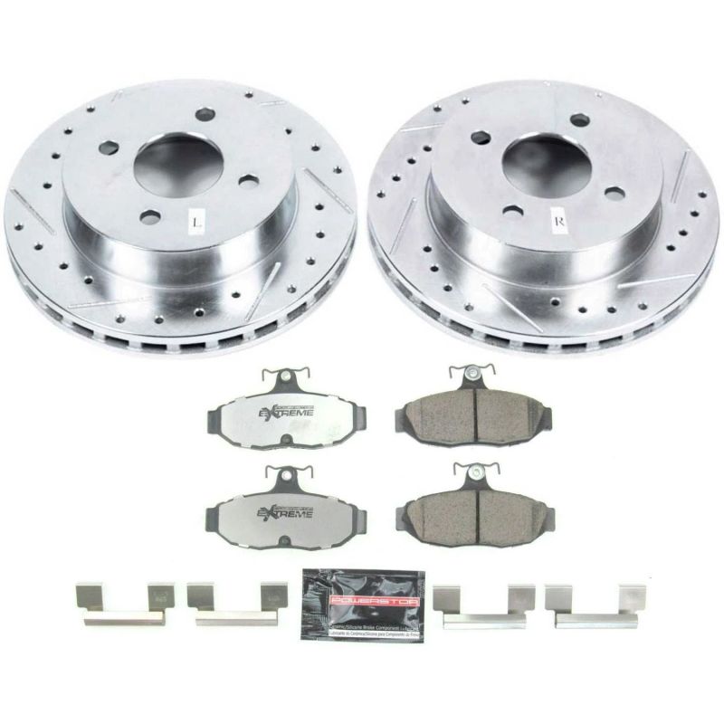 PowerStop PSB Z26 Street Warrior Kit Brakes, Rotors & Pads Brake Kits - Performance D&S main image