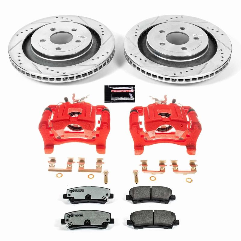 PowerStop PSB Z26 Street Kit w/Cals Brakes, Rotors & Pads Brake Kits - Performance D&S main image