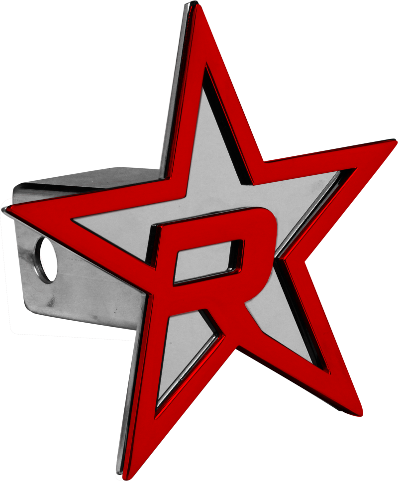 RBP Chrome Star Hitch Cover - Red 5in. Star (For 2in. Hitch Receivers Only) RBP-8505-RX3 Main Image