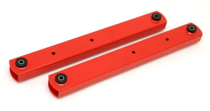 BMR 64-72 A-Body Non-Adj. Boxed Lower Control Arms (Polyurethane) - Red BCA005R Main Image