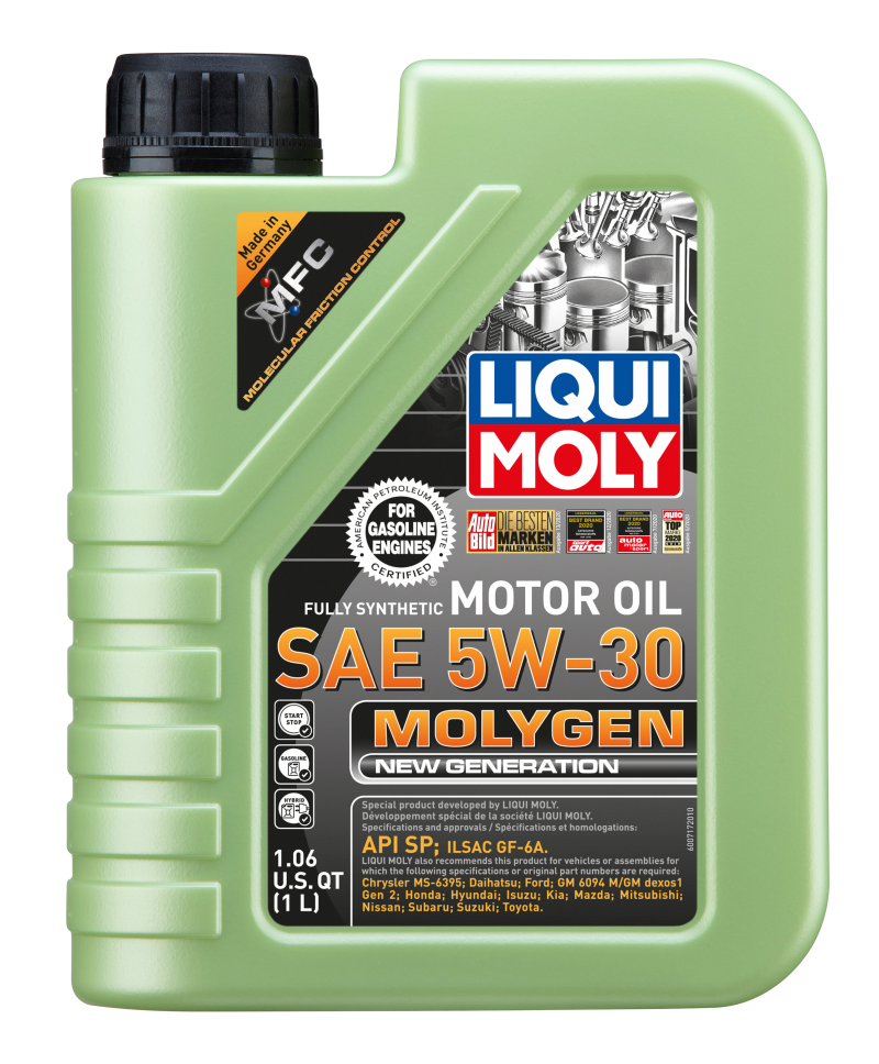 LIQUI MOLY LQM Motor Oil - Molygen NewGen Oils & Oil Filters Motor Oils main image