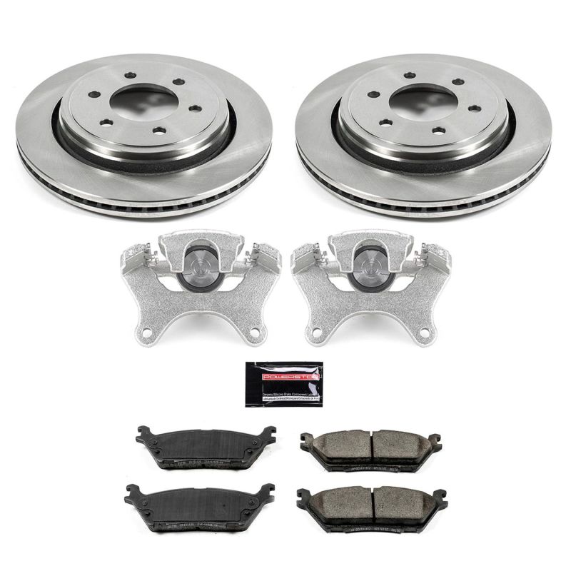 PowerStop PSB Autospecialty Kit w/Cals Brakes, Rotors & Pads Brake Kits - OE main image