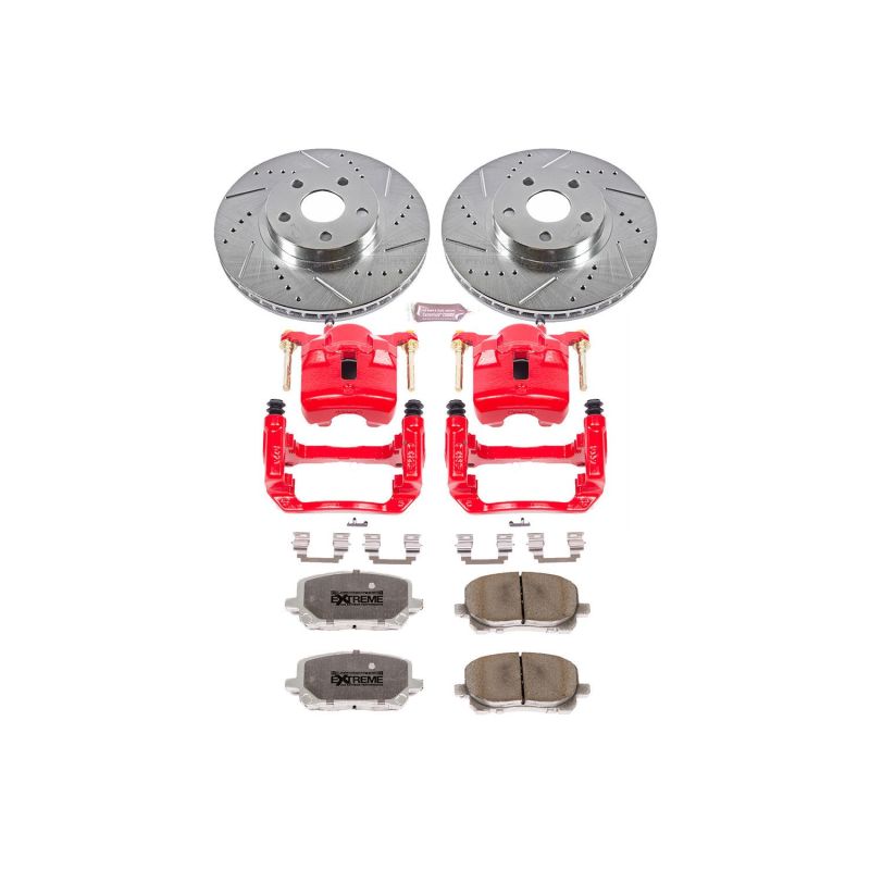 PowerStop PSB Z26 Street Kit w/Cals Brakes, Rotors & Pads Brake Kits - Performance D&S main image