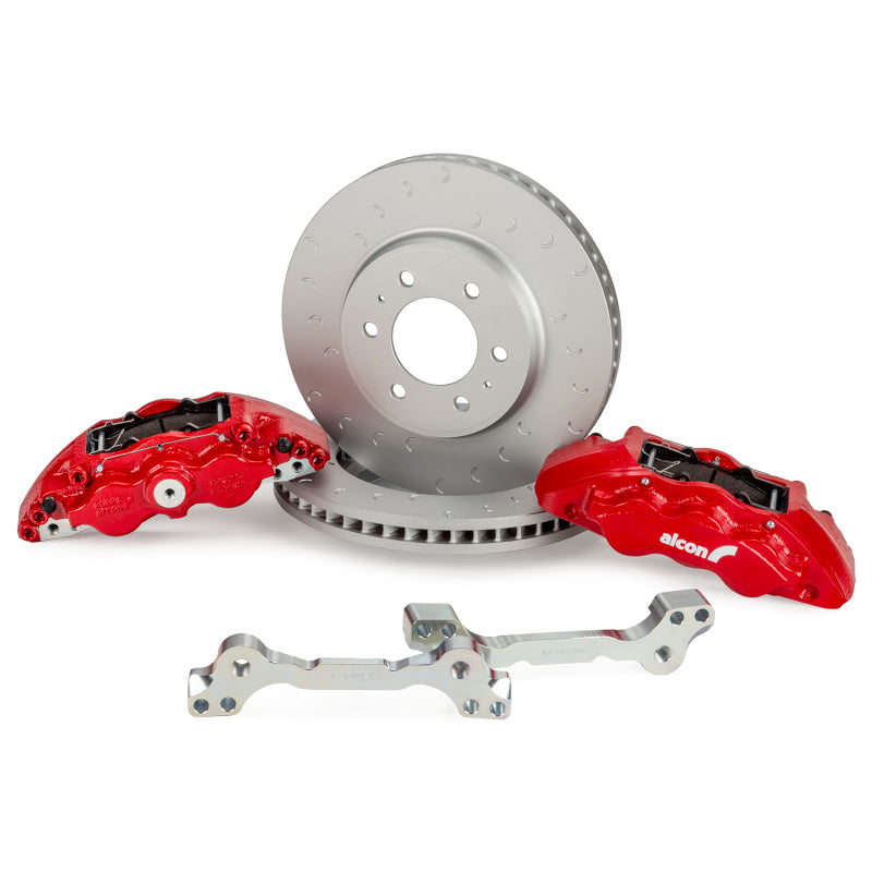 Alcon 2021+ Ford F-150(except Raptor) 347x36mm Rotors 6-Piston Front Brake Kit BKF1559BE65