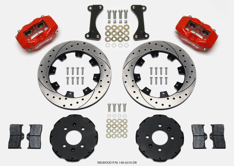 Wilwood Forged Dynalite Big Brake Front Brake Kit (Hat)