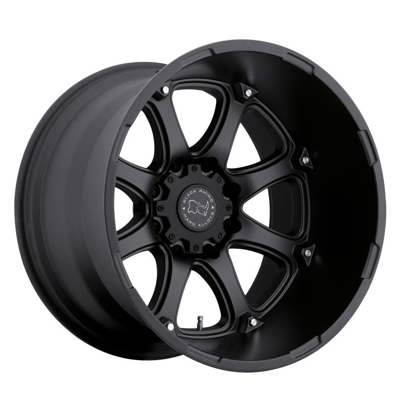 Black Rhino Glamis 22x14.0 8x165 ET-74 CB 122.1 Matte Black Wheel 2214GLA-48165M22 Main Image