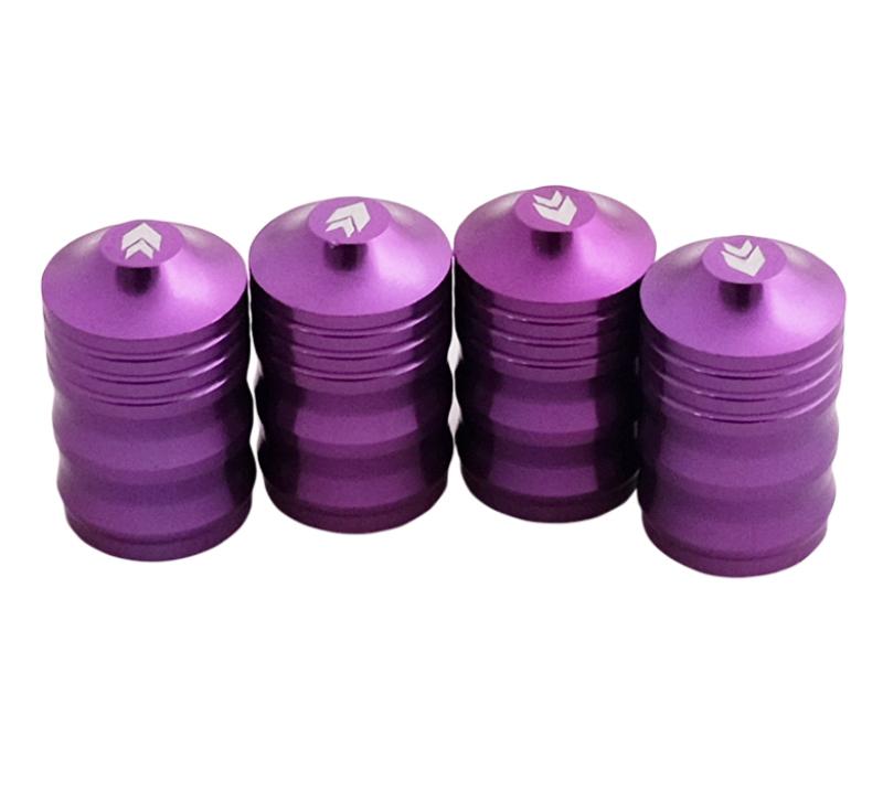 NRG Aluminum Sport Style Valve Stem Cap - Purple VS-100PP Main Image