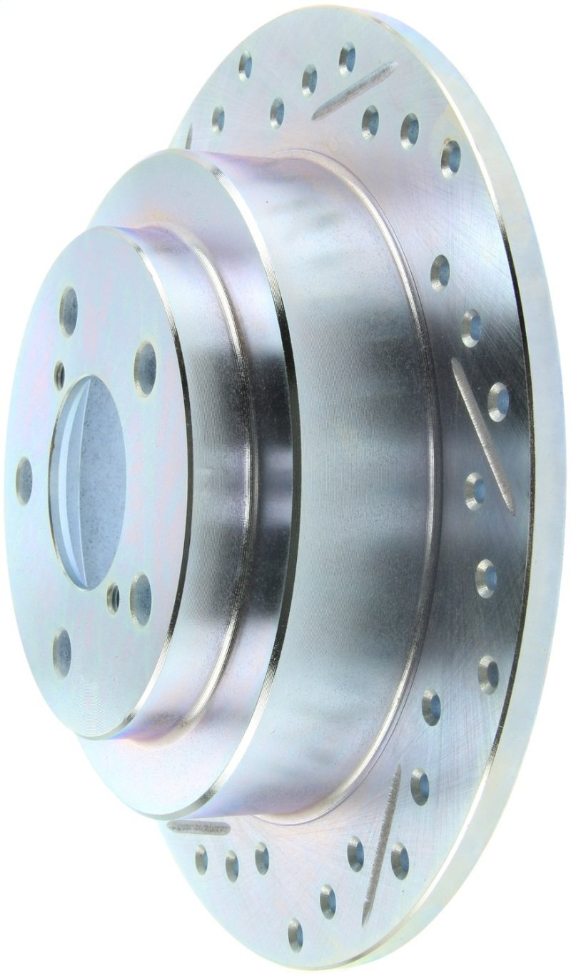 StopTech Select Sport 98-08 Subaru Forester Slotted and Drilled Right Rear Rotor 227.47011R Main Image