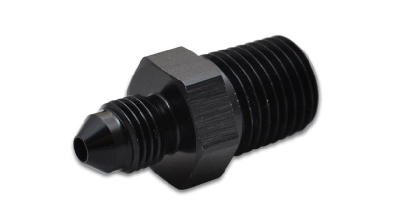 Vibrant Straight Adapter Fitting; Size: -4AN x 3/8" NPT