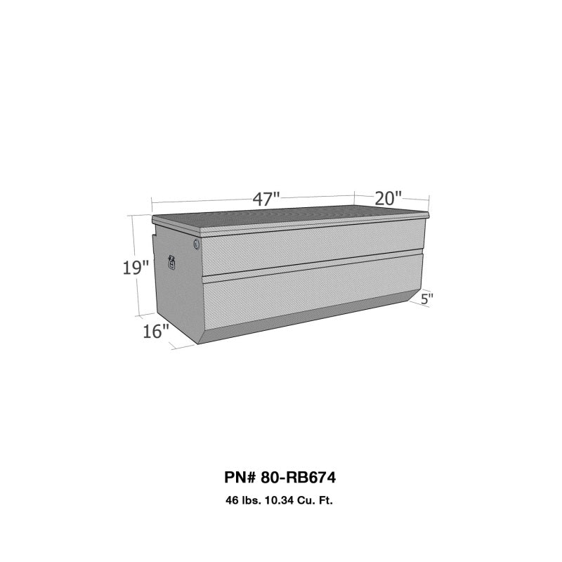 Westin WES Brute Chest Box Exterior Styling Tool Storage main image