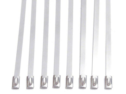 DEI Stainless Steel Lock Ties 8-in 8-Pack