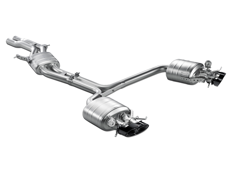 Akrapovic 12-15 Audi RS4 Avant (B8) Evolution Line Cat Back (Titanium) w/ Carbon Titanium Tips S-AU/TI/1H Main Image