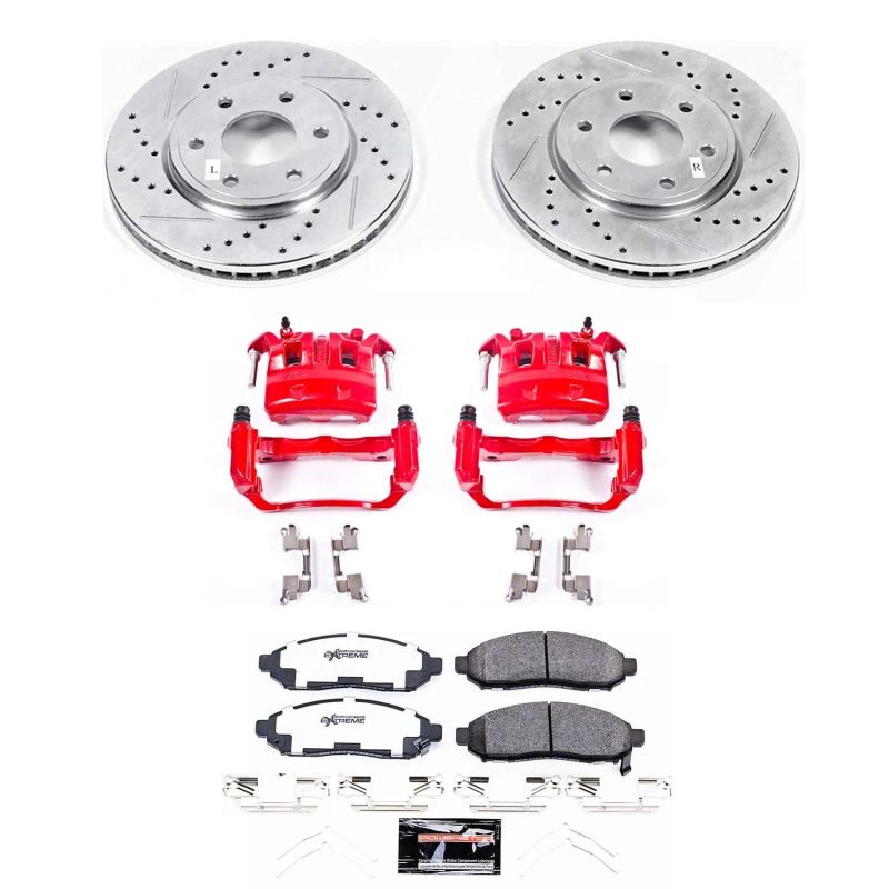 PowerStop PSB Z36 Truck & Tow Kit w/Cals Brakes, Rotors & Pads Brake Kits - Performance D&S main image