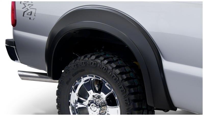 Bushwacker 17-18 Ford F-250 Super Duty Extend-A-Fender Style Flares 2pc - Black 20088-02 Main Image