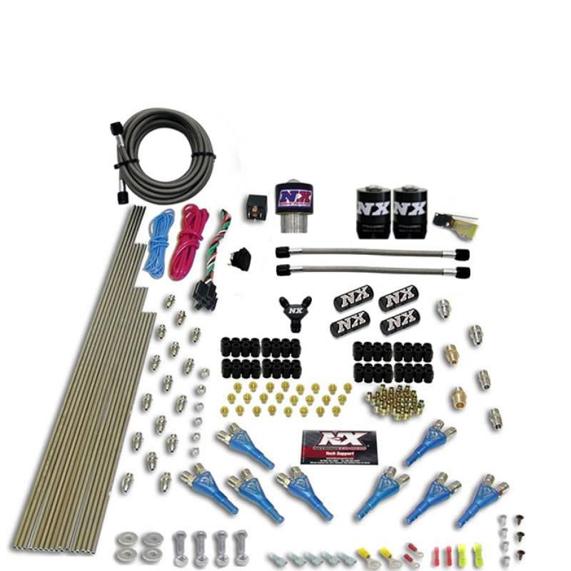 Nitrous Express Pro-Shk/Gas 2 Fuel 1 Supershark Solenoid Nitrous Kit (200-600HP) w/o Bottle 90206-00 Main Image