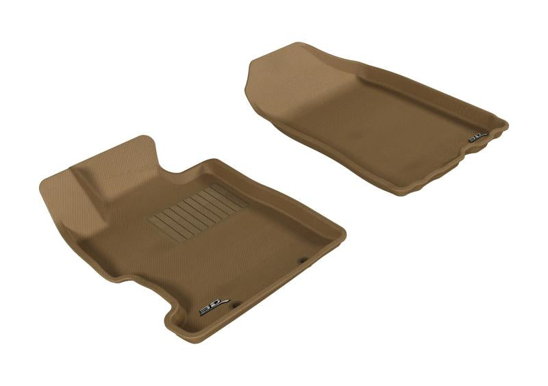 3D MAXpider 2006-2011 Honda Civic Kagu 1st Row Floormat - Tan L1HD01211502 Main Image