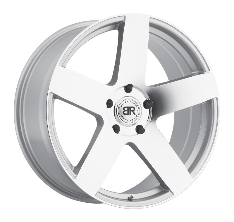 Black Rhino Everest 22x9.5 5x139.7 ET20 CB 78.1 Silver w/Mirror Cut Face Wheel 2295EVE205140S78 Main Image