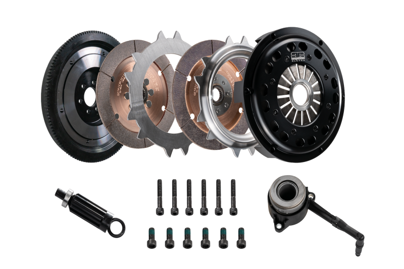 DKM Clutch VW/Audi 2.0L FSI (6 Bolt Motor) Ceramic Twin Disc MR Clutch Kit w/Flywheel MR-034-062