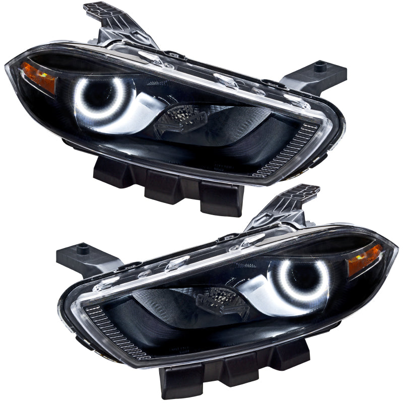 ORACLE Lighting Oracle 13-14 Dodge Dart (HID Style) SMD HL - Black - White 7142-001