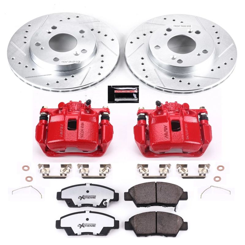 PowerStop PSB Z26 Street Kit w/Cals Brakes, Rotors & Pads Brake Kits - Performance D&S main image