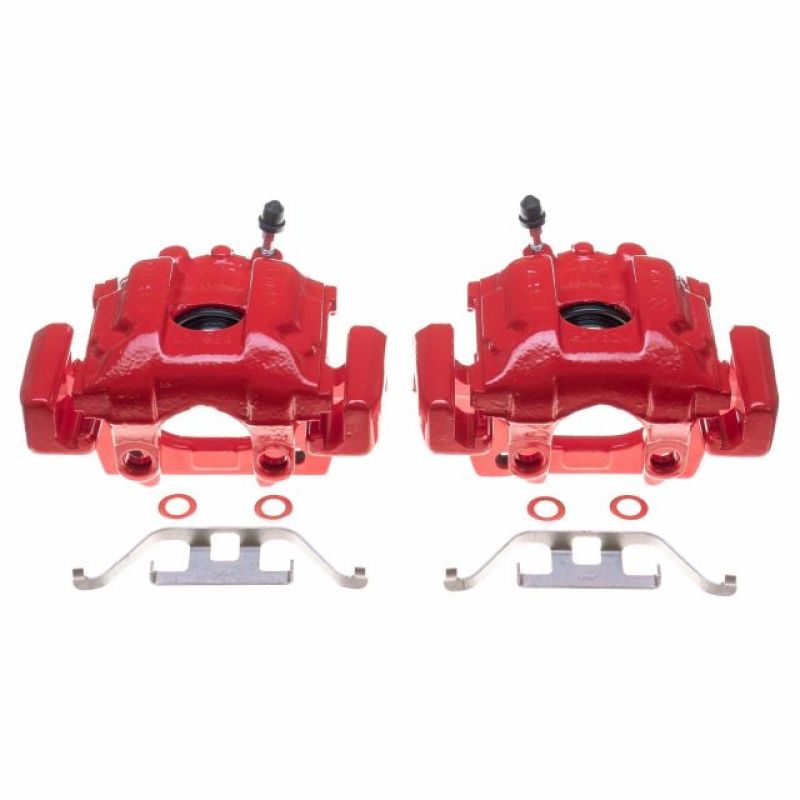 PowerStop PSB Red Calipers Brakes, Rotors & Pads Brake Calipers - Perf main image