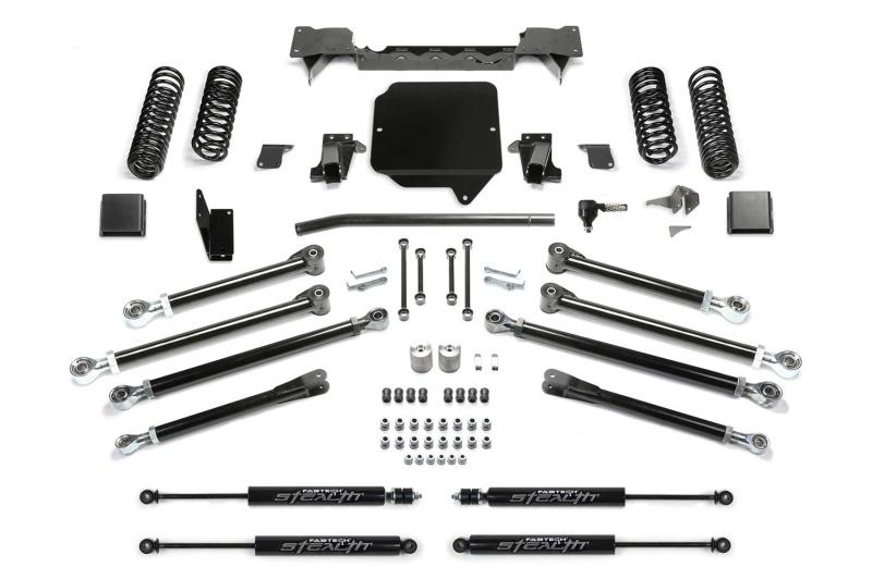 Fabtech 2020 Jeep Gladiator JT 4WD 5in Crawler System w/Stealth Shocks K4177M Main Image