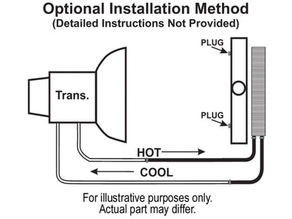 Derale Plate & Fin Trans Cooler Kit (1/2 NPT)
