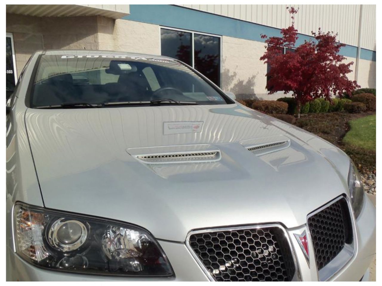 American Car Craft (ACC) Grille Insert;Pontiac G8 Grille Laser Mesh Hood Insert 2Pc Base GT GXP