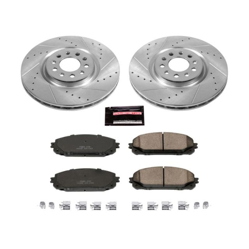 PowerStop PSB Z23 Evolution Kit Brakes, Rotors & Pads Brake Kits - Performance D&S main image