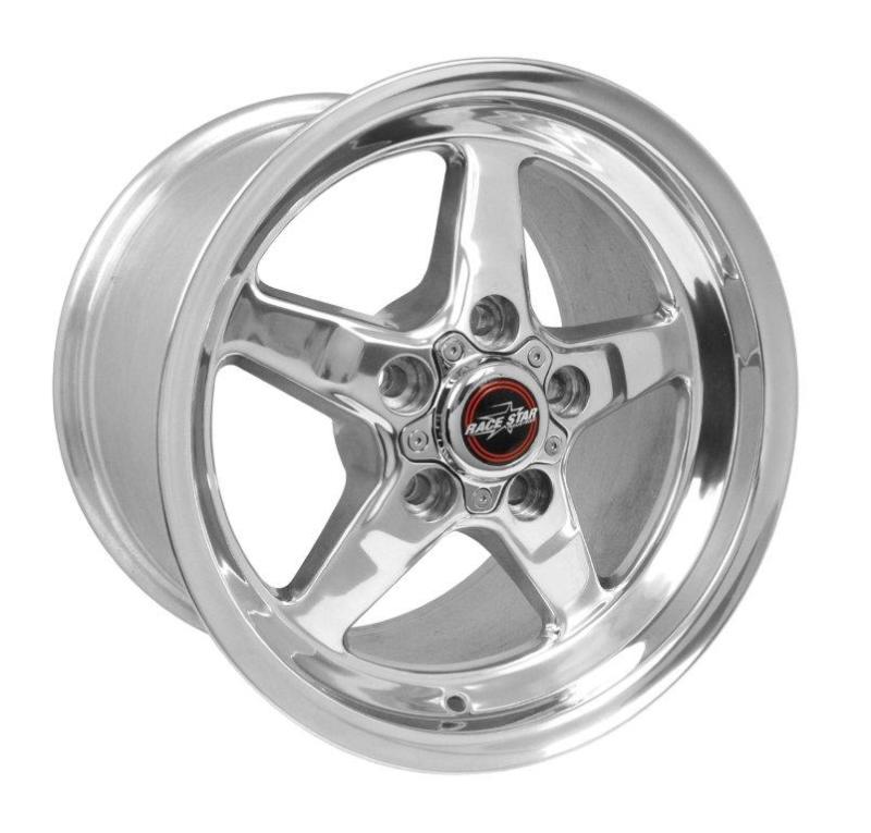 Race Star 92 Drag Star 15x10.00 5x4.75bc 7.25bs Direct Drill Polished Wheel 92-510254DP