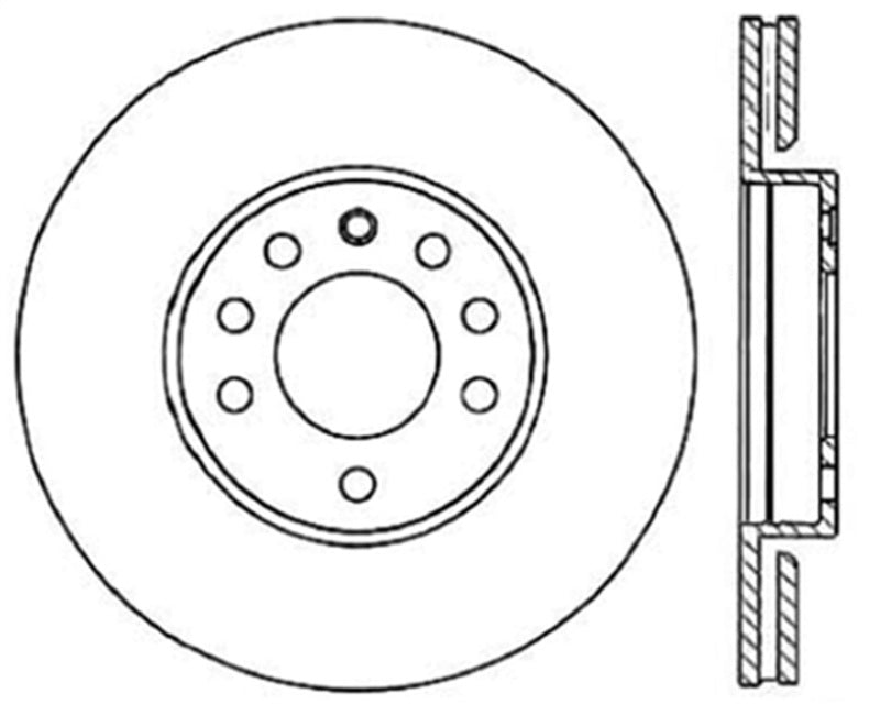 Stoptech ST Slotted Sport Brake Rotors Brakes, Rotors & Pads Brake Rotors - Slotted main image