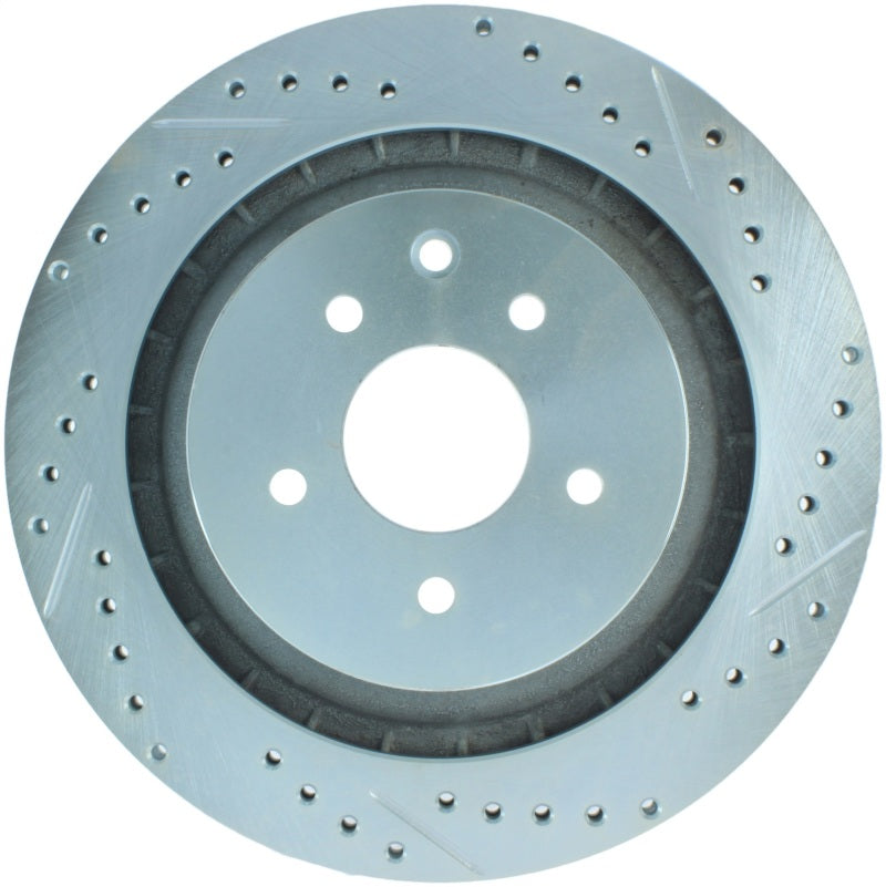 StopTech Select Sport 08-13 Infiniti G37 Slotted and Drilled Left Rear Brake Rotor 227.42101L