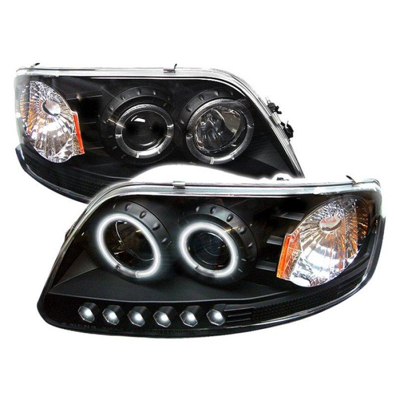 Spyder Ford F150 97-03/Expedition 97-02 1PC Projector - CCFL Halo LED Blk PRO-YD-FF15097-1P-CCFL-BK 5010292 Main Image