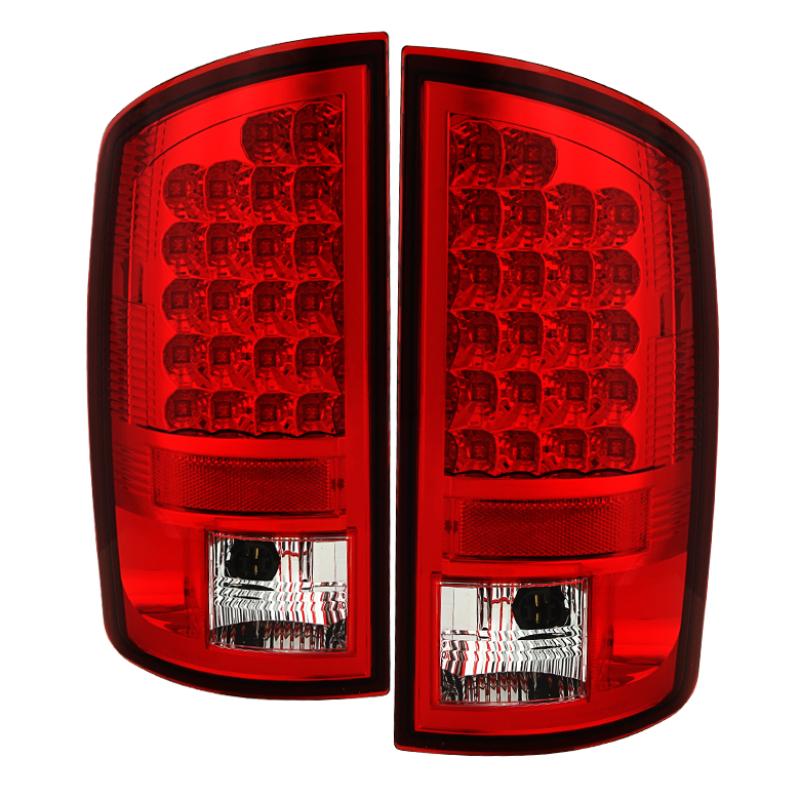 Spyder Dodge Ram 07-08 1500/Ram 07-09 2500/3500 LED Tail Lights Red Clear ALT-YD-DRAM06-LED-RC 5002631 Main Image